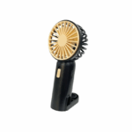 Φορητό Επαναφορτιζόμενο Ανεμιστηράκι Χειρός Μαύρο Hoomei HM-8458