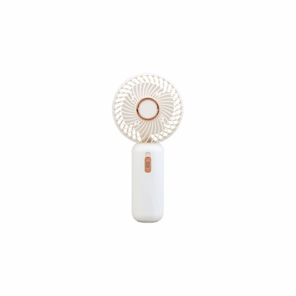 Φορητό Επαναφορτιζόμενο Ανεμιστηράκι Χειρός Άσπρο  Hoomei HM-8434 60699581
