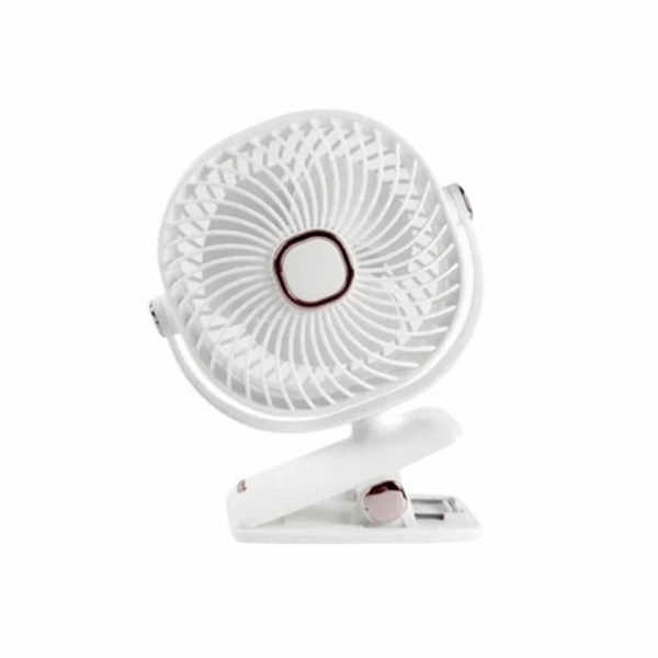 Επαναφορτιζόμενος Επιτραπέζιος Ανεμιστήρας Λευκός Hoomei HM-8492S