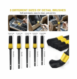 Σετ 22 τεμαχίων για καθαρισμό αυτοκινήτου – Car Wash Brush Set  – κίτρινο - Image 2
