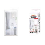 Μαγνητική Σίτα Πόρτας 140x240 εκ. Άσπρη Hoomei HF-6648W 60698758