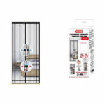 Μαγνητική Σίτα Πόρτας 130x150 εκ. Μαύρη Hoomei HF-6662B - 60698776