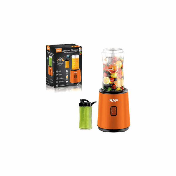 Μπλέντερ για Smoothies με Γυάλινη Κανάτα 0.6lt 300W Πορτοκαλί RAF R.397B 61354674