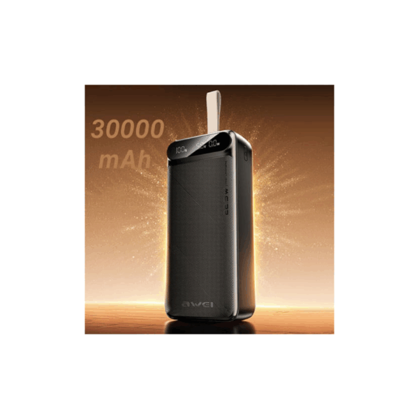 Power Bank 30000mAh 22.5W με 2 Θύρες USB-A και Θύρα USB-C Μαύρο Awei PA-12 59886525