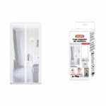 Μαγνητική Σίτα Πόρτας 120x240 εκ. Άσπρη  Hoomei HF-6658W 60698780