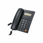 Ενσύρματο Τηλέφωνο Γραφείου για Ηλικιωμένους Μαύρο L019-3 46627501