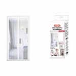 Μαγνητική Σίτα Πόρτας 100x240 εκ. Άσπρη Hoomei HF-6656W 60698779