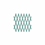 Πτυσσόμενη Πέργκολα Κήπου από Πλαστικό με Πλέγμα Ρόμβου σε Πράσινο Χρώμα 50x150cm 60240457