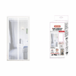 Μαγνητική Σίτα Πόρτας 140x280 εκ. Άσπρη  Hoomei HF-6654W 60698770