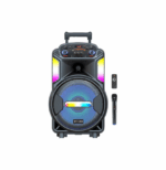 Φορητό Ηχείο Bluetooth με Ενσύρματο Μικρόφωνο και Λειτουργία Καραόκε Μαύρο GY-1210 116220 - Image 2