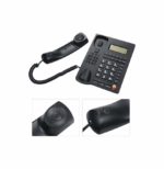 Ενσύρματο Τηλέφωνο Γραφείου για Ηλικιωμένους Μαύρο L019-3 46627501 - Image 2