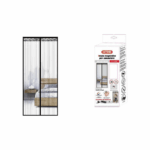 Σίτα Πόρτας Μαγνητική Μαύρη 210x90cm Hoomei