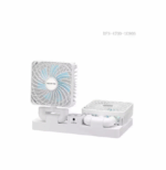 Φορητό Σύστημα Ανεμιστήρων Ηλιακό Πάνελ Αυτοκίνητο OEM 888 Λευκό 60625869 - Image 2