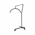 Επιδαπέδιο Φωτιστικό Ροδάκια Half Moon Light 36w Σπαστό Βραχίονα Τηλεχειριστήριο HD-M50x Ασημι 57090499