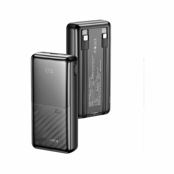 Power Bank 20000mAh Μαύρο Awei P57K 61005830