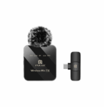 Σετ Ασύρματο Μικρόφωνο Πέτου Type-C, Clip On για Κάμερα Puluz PU648B Μαύρο 5905316148109