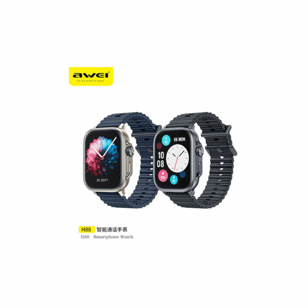 Smartwatch Mε Παλμογράφο Awei H88 (Μαύρο) 53898124