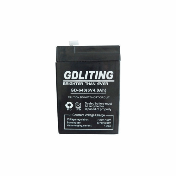 Μπαταρία Εργαλείου 6V με Χωρητικότητα 4Ah GDliting GD645 Ανταλλακτική Επαναφορτιζόμενη 51465370