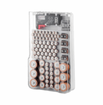 Επιτοίχια Θήκη Battery Master για 93 Μπαταρίες με Ελεγκτή Μπαταριών Για AAA, AA, C, D, 9V, Flat 61360675 - Image 2