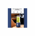 Επαναφορτιζόμενος Φορητός Αποχυμωτής Μπλέντερ 400ml  Μίνι Ηλεκτρικός Θραυστήρας Πάγου Με 2 Κούπες Q-L350  59927635 - Image 2