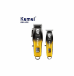 Επαγγελματικό Σετ Επαναφορτιζόμενης Κουρευτικής Μηχανής Κίτρινο Kemei KM-8501 57381578 - Image 2