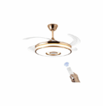 Ανεμιστήρας Οροφής 106.68cm με Φως και Τηλεχειριστήριο Λευκός FAN-Y006 - Image 2