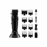 Επαγγελματική Επαναφορτιζόμενη Κουρευτική Μηχανή Μαύρη Kemei KM-2296 46543388