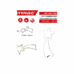 Χριστουγεννιάτικο Διακοσμητικό Αστέρι με 44 LED Λευκού Θερμού Φωτισμού - Arrango AN77296 39962592