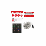 Χριστουγεννιάτικα Λαμπάκια Κουρτίνα Αδιάβροχα 9m 480 LED RGB με Πολύχρωμο Φωτισμό & 8 Προγράμματα Arrango AN57373