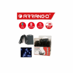 50 Χριστουγεννιάτικα Λαμπάκια LED Αδιάβροχα IP44 Ψυχρό Λευκό 5Μ Εσωτερικού και Εξωτερικού χώρου σε Σειρά με Πράσινο Καλώδιο Arrango AN57493