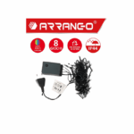 100 Χριστουγεννιάτικα Λαμπάκια LED RGB 8.5m IP20 με Πράσινο Καλώδιο και Πρόγραμμα Arrango AN57231