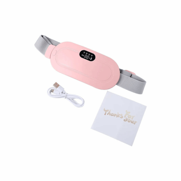 Ρυθμιζόμενη Ζώνη Θέρμανσης & Δονητικού Μασάζ 4 Ταχυτήτων Για Εμμηνορροϊκή Χαλάρωση UHV081-PK Ροζ 40973303