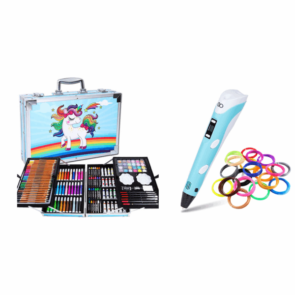 Bundle Δημιουργίας για Αγόρια – 3D Pen & Σετ Ζωγραφικής Loco