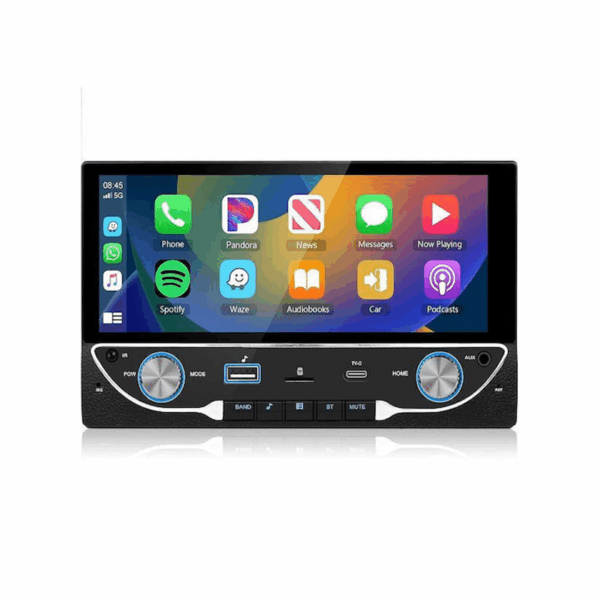 Ηχοσύστημα Αυτοκινήτου 1 DIN Bluetooth με Οθόνη 6.8″ MP5 Multimedia Player 60Wx4 USB-TYPE-C Και Τηλεκοντρόλ CTC-6822 57348385