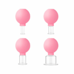 Θεραπευτική Συσκευή με Βεντούζες Σιλικόνης Κατά Της Κυτταρίτιδας Και Των Ρυτίδων 4τμχ 56270171