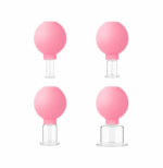 Θεραπευτική Συσκευή με Βεντούζες Σιλικόνης Κατά Της Κυτταρίτιδας Και Των Ρυτίδων 4τμχ 56270171