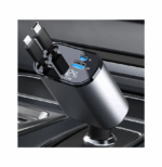 Φορτιστής Αυτοκινήτου 120W 2.4A Γρήγορης Φόρτισης με Θύρες: 1xUSB 1xType-C μαζί με Καλώδιο Lightning / Type-C G4-W376