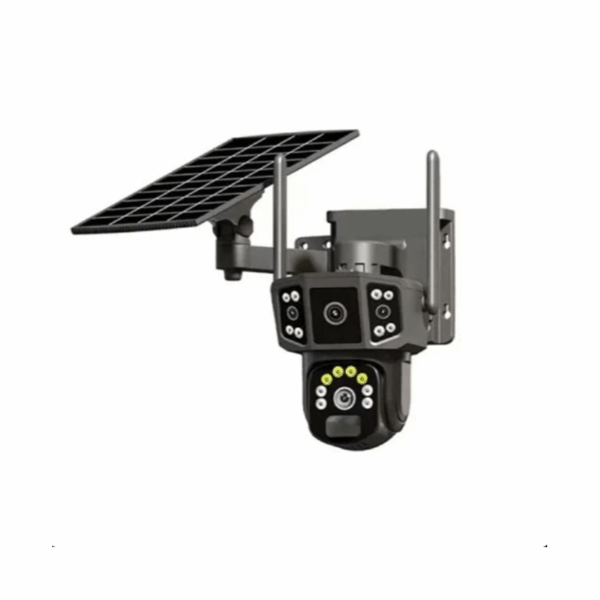 Ηλιακή Ασύρματη Κάμερα Ασφαλείας V60 4G με SIM & Αμφίδρομη Επικοινωνία – Full HD, Αδιάβροχη IP65, Μαύρη