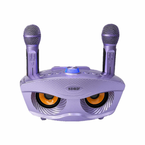 Σύστημα Karaoke με Ασύρματα Μικρόφωνα SD-306 FD306PURPLE σε Μωβ Χρώμα