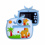 Παιδική Instant Φωτογραφική Μηχανή Θερμικής Εκτύπωσης Μπλε με Σχέδιο 61753095