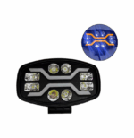 Ορθογώνιος Αδιάβροχος Προβολέας Αυτοκινήτου LED 12 / 24V 120W 10cm με Λευκό Φωτισμό 1τμχ 108651 - Image 2