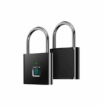 Λουκέτο Πέταλο με Δακτυλικό Αποτύπωμα Μαύρο 11189 - Image 2