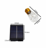 Αδιάβροχο Κρεμαστό Ηλιακό Φωτιστικό Γιρλάντα με Θερμό Λευκό Φως Led EE9809 61677741 - Image 2