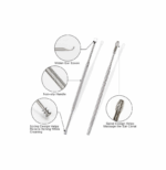 Σετ 7 Εργαλείων Καθαρισμού Αυτιών με Θήκη Silver AJ00477S AJ 52851518 - Image 2