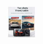 Κάμερα DVR Αυτοκινήτου 1080P με Οθόνη 2.35" για Παρμπρίζ με Βεντούζα T02116587 - Image 2