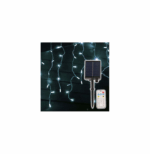 Ηλιακά Λαμπάκια Χριστουγεννιάτικα Ψυχρού Λευκού Φωτισμού 200 LED Εξωτερικού Χώρου με Φωτοβολταϊκό Πάνελ Arrango AN48366 - Image 2