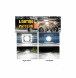 Αδιάβροχος Προβολέας LED Αυτοκινήτου 12-24V με Βύσμα H4 Ψυχρό Λευκό - Πορτοκαλί 103107 - Image 2