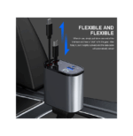 Φορτιστής Αυτοκινήτου 120W 2.4A Γρήγορης Φόρτισης με Θύρες: 1xUSB 1xType-C μαζί με Καλώδιο Lightning / Type-C G4-W376 - Image 3