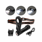 Επαναφορτιζόμενος Φακός Κεφαλής LED με Μέγιστη Φωτεινότητα 4000lm K5309 61872543