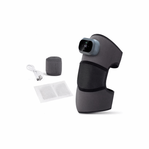 Θερμαινόμενη Επιγονατίδα με Λειτουργία Μασάζ Knee Massager – Γκρι 63818623